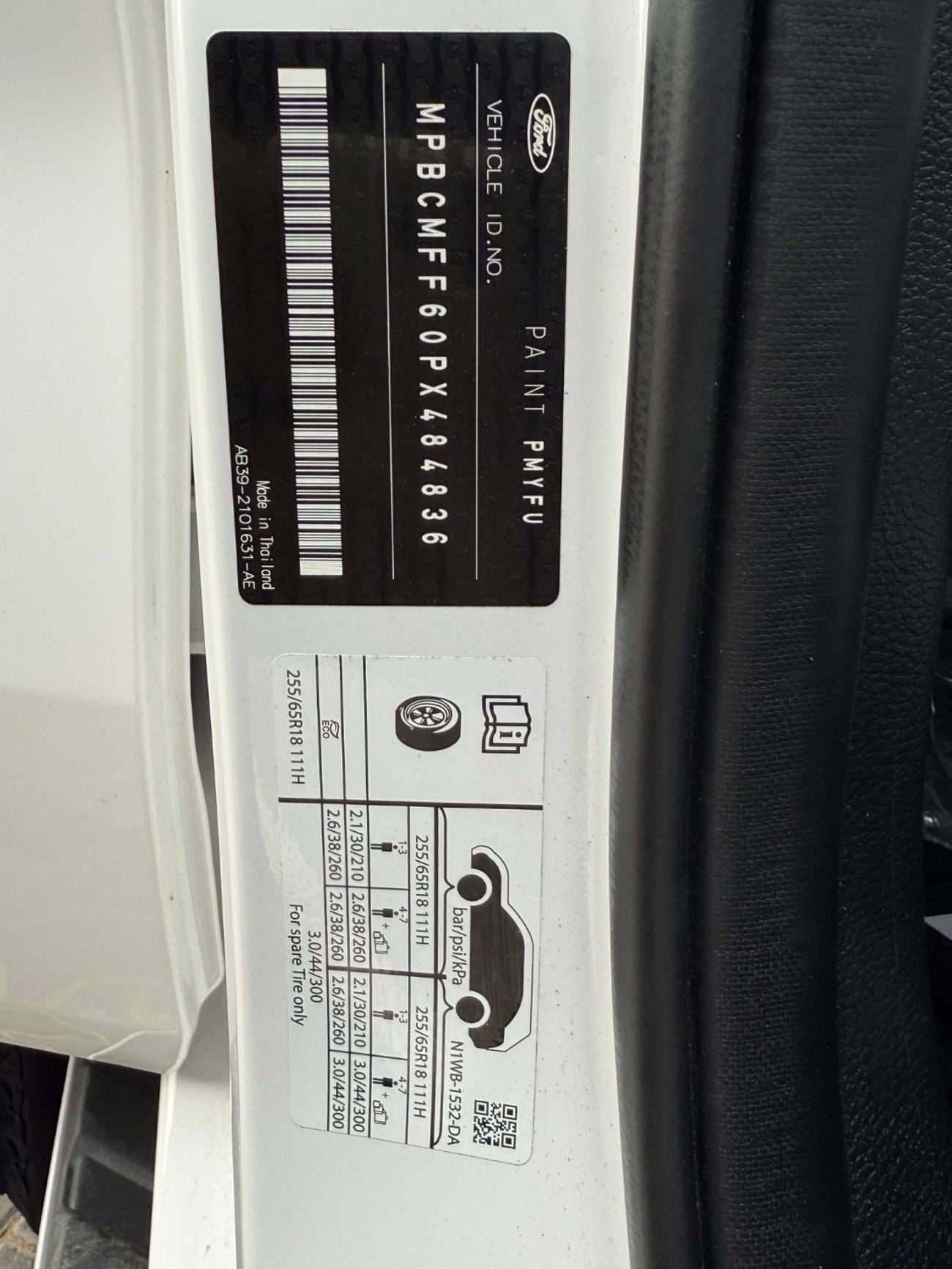 Ford Ranger Wildtrack Right Hand Drive