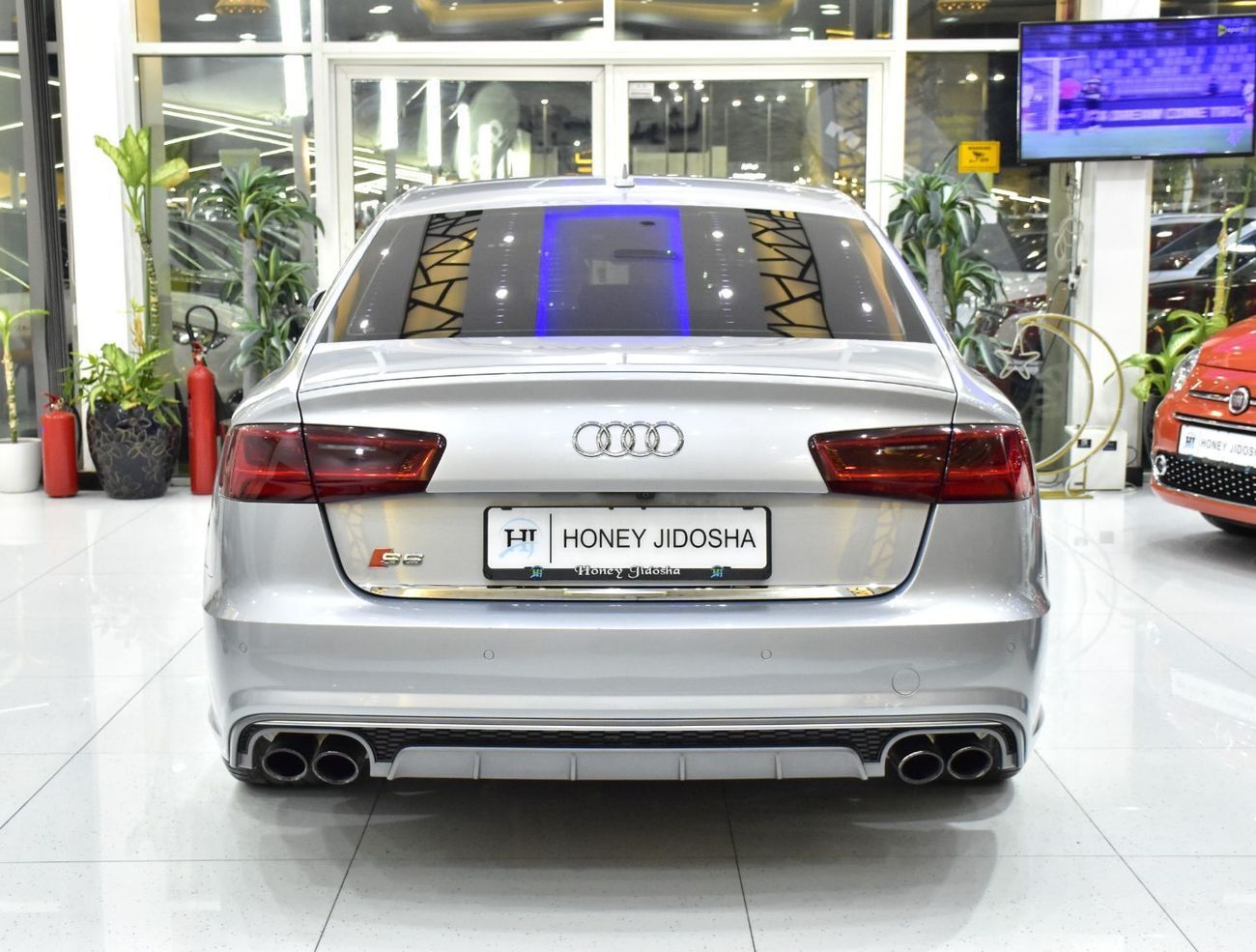 Audi S6 S-Line EXCELLENT DEAL for our Audi S6 V8T ( 2016 Model ) in Silver Color GCC Specs