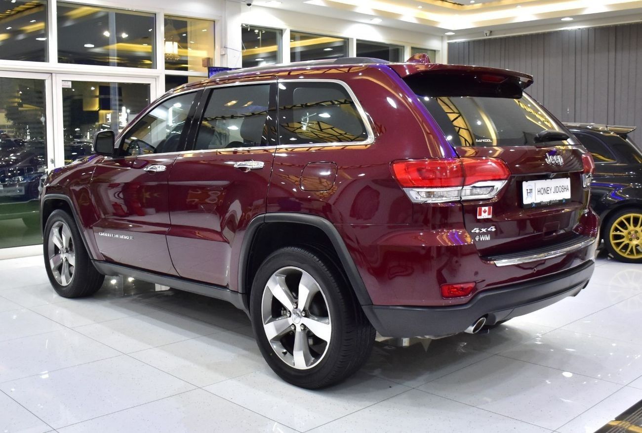 Jeep Grand Cherokee EXCELLENT DEAL for our Jeep Grand Cherokee Limited 4x4 ( 2016 Model ) in Red Color GCC Specs