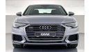 أودي A6 45 TFSI quattro S-Line | سنة ضمان مجانية | نسبة التمويل 1.99% | خالية من أضرار الفيضانات