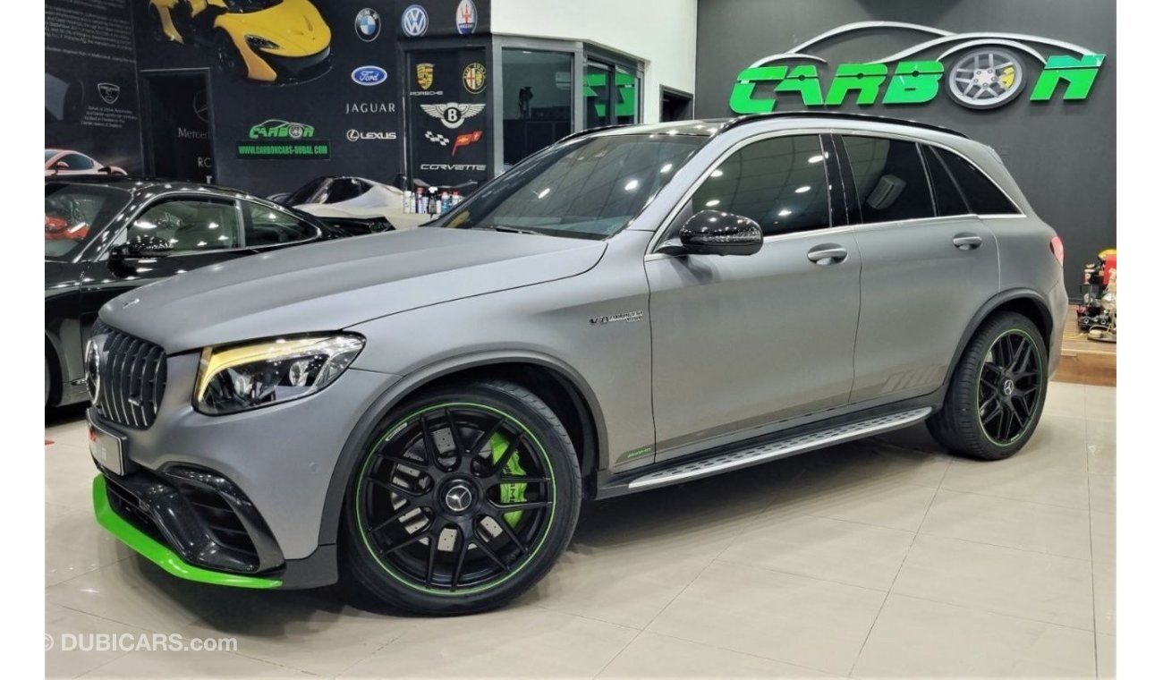 مرسيدس بنز GLC 63 AMG MERCEDES GLC 63S 2018 IN BEAUTIFUL CONDITION LOW MILEAGE ONLY 35K KM FOR 189K AED