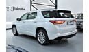 Chevrolet Traverse EXCELLENT DEAL for our Chevrolet Traverse AWD HIGH COUNTRY ( 2018 Model ) in White Color GCC Specs