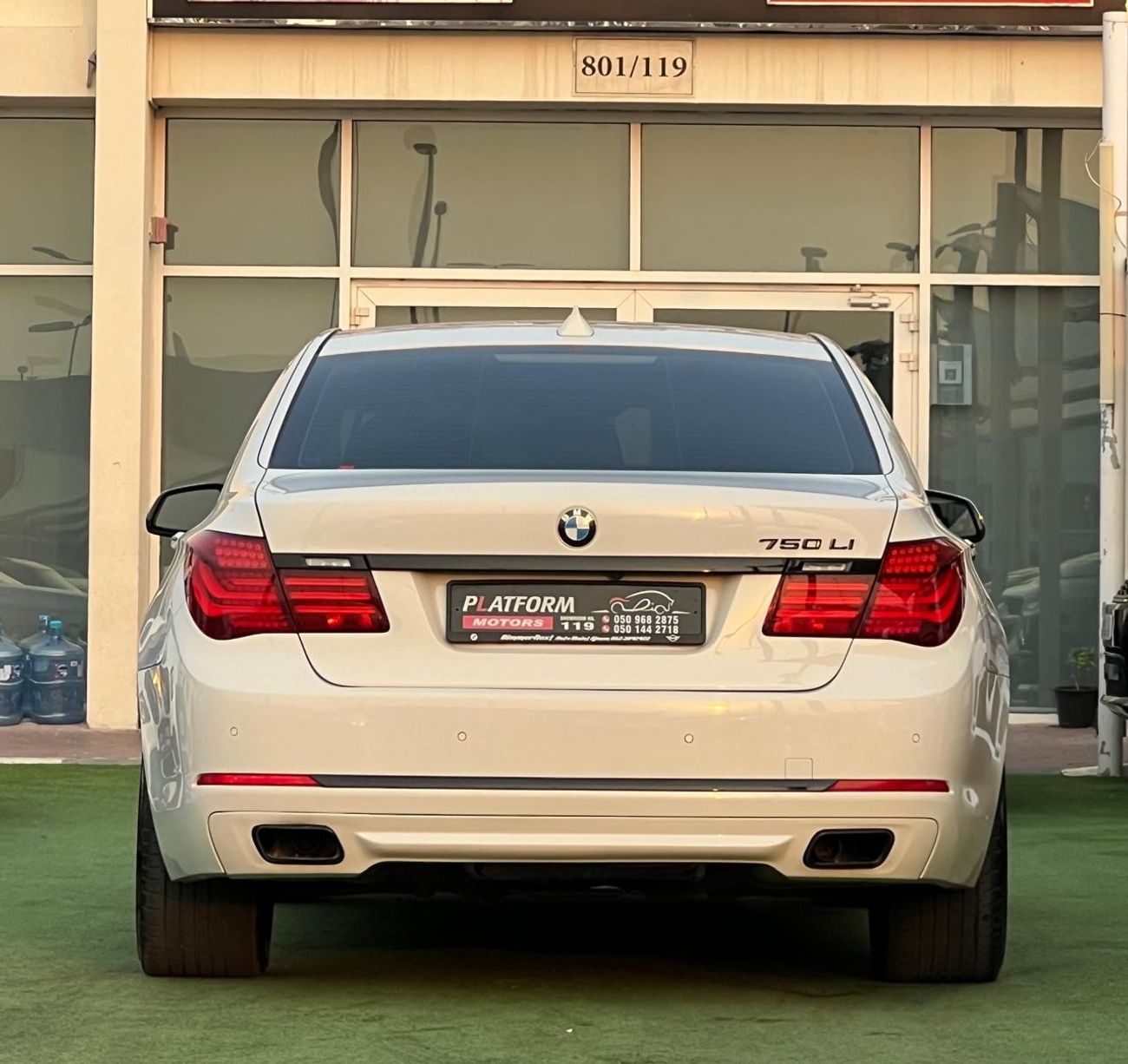 بي أم دبليو 750Li بريستيج بي ام دبليو 750 لارج موديل 2014 مواصفات خليجية صبغ وكالة بدون حوادث