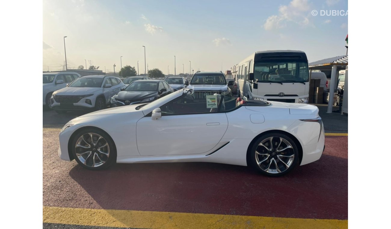 Lexus LC500 Lexus LC 500 5.0L, Convertible, RWD, Gasoline, White inside Red, Model 2021