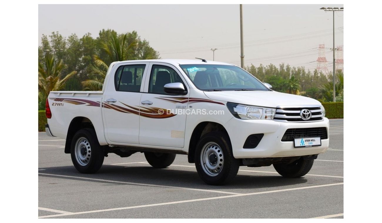Toyota Hilux GL | 4X4 - 2.7L PETROL - AUTOMATIC DOUBLE CAB | GCC SPECS