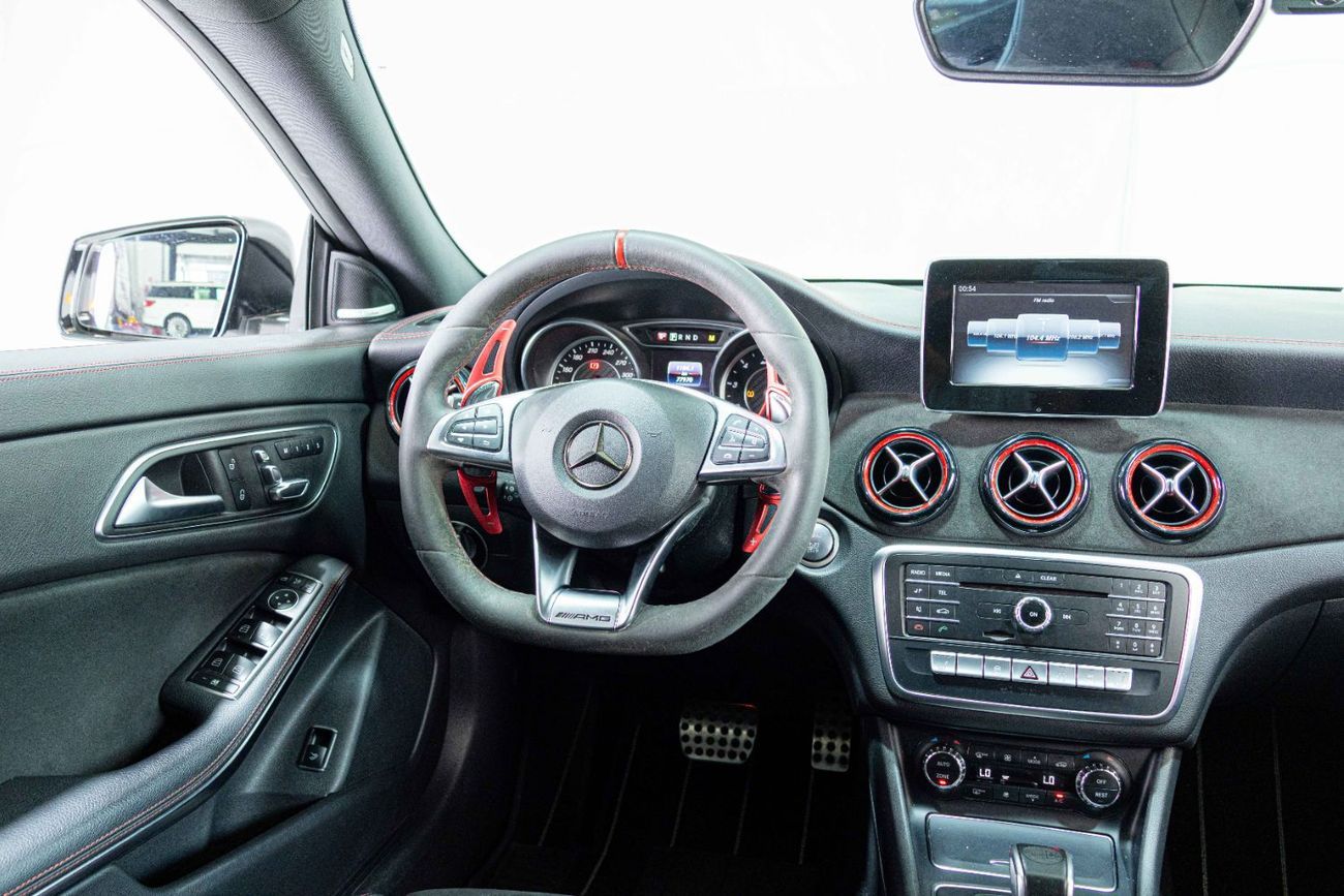 Mercedes-Benz CLA 45 AMG Std 2.0L Low Mileage-Red Accents-Sports Exhaust-AMG Sport Design Rims- Red Calipers