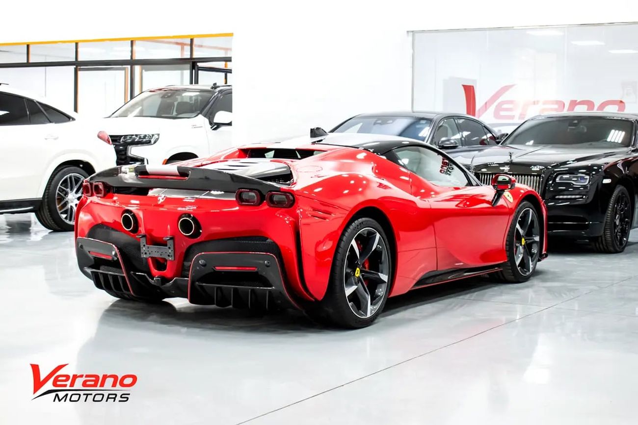 فيراري SF90 ستراديل SF90 Assetto Fiorano | Extended Carbon Spec | Al Tayer Service And Warranty | Full Spec