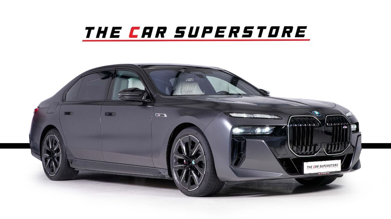 BMW M760e Frozen Black Matt-Special Order-High Specifications-M Sports Package-Rear Executive Lounge