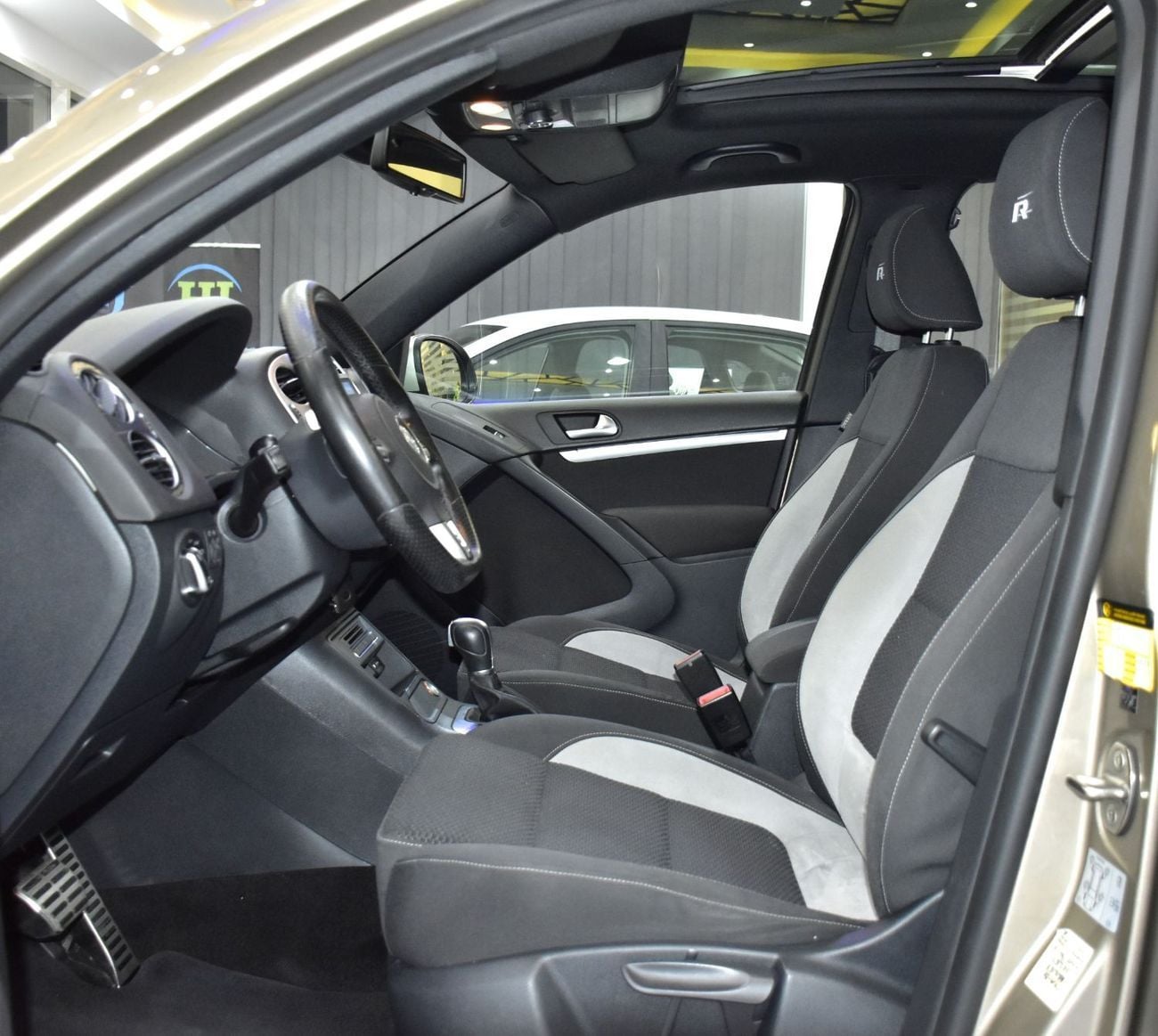 Volkswagen Tiguan EXCELLENT DEAL for our Volkswagen Tiguan R-Line ( 2016 Model ) in Beige Color GCC Specs