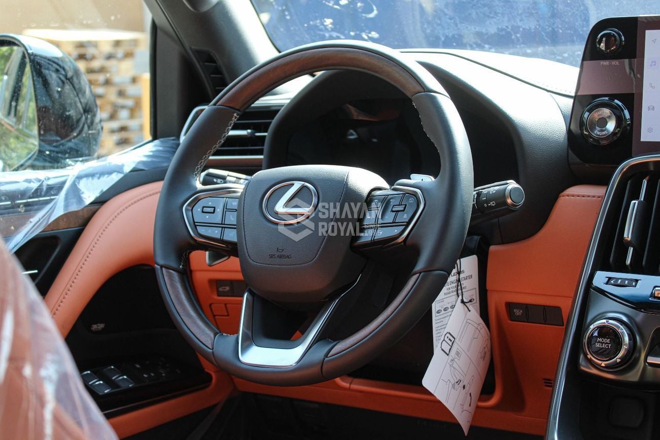 لكزس LX 600 VIP LHD 3.5L PETROL V6 TT VIP KURO 4S BLACK EDITION 25-ML AT 2026MY