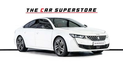 Peugeot 508 1 Owner-Al Nabooda Warranty-Exclusive Leather Sports Seats With White Stitching