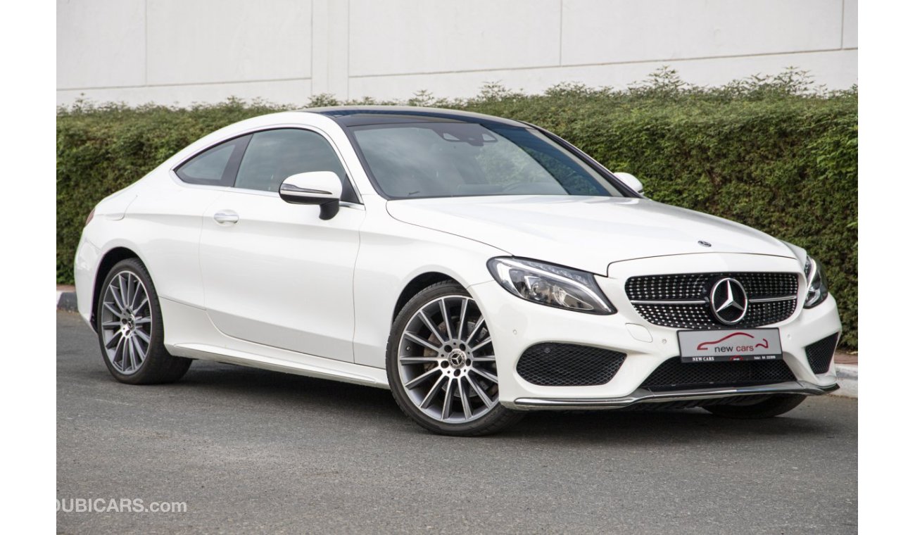 مرسيدس بنز C 200 كوبيه CAR REF #3127 - KOREAN SPEC - 2555 AED/MONTHLY - WARRANTY AVAILABLE