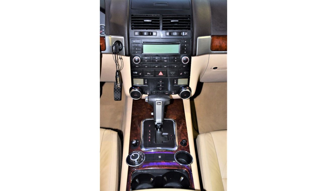 فولكس واجن طوارق AMAZING Volkswagen Touareg 2008 Model!! in Black Color! GCC Specs
