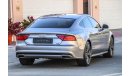 Audi A7 50 TFSI 2016 GCC under Agency Warranty with Zero Down-Payment.