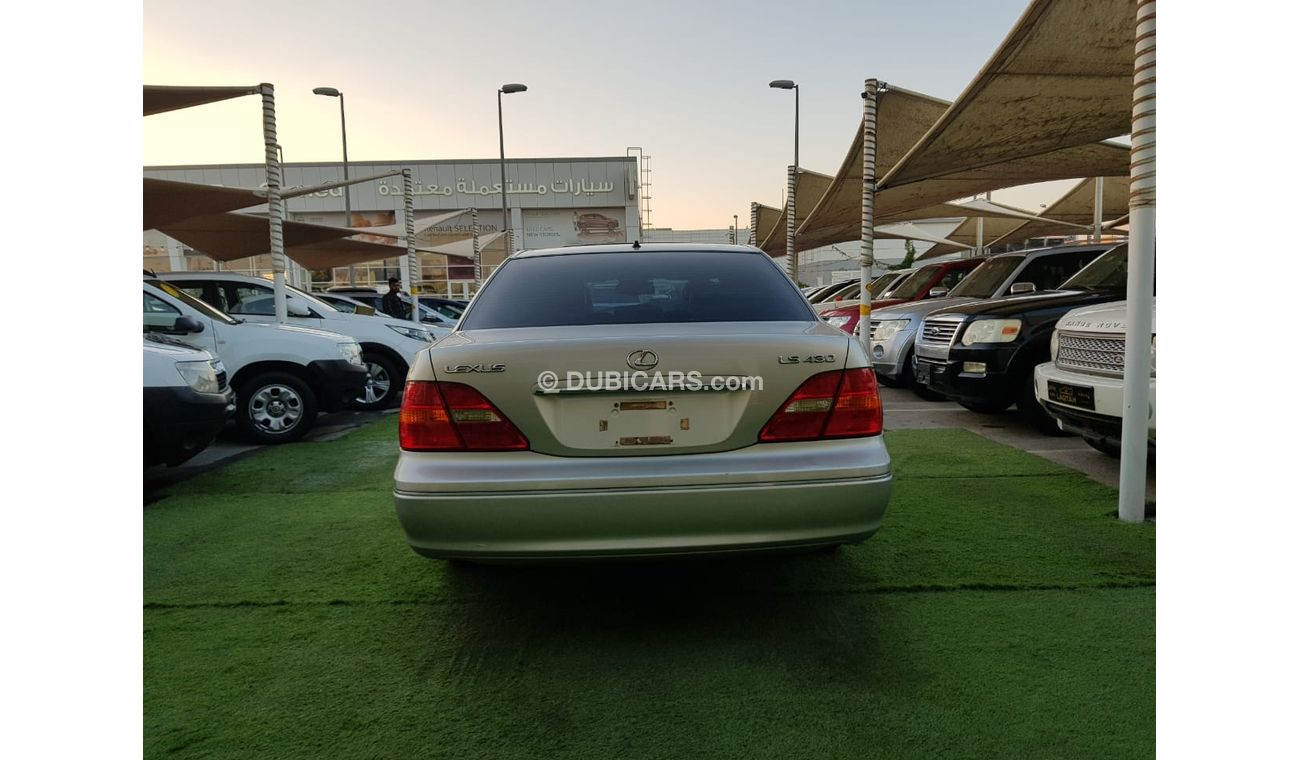 لكزس LS 430 وارداليابان  - فتحة - جلد - رنجات  - اوراق جمارك -رقم واحد - فتحة -جناح خلفى - بحالة ممتازة
