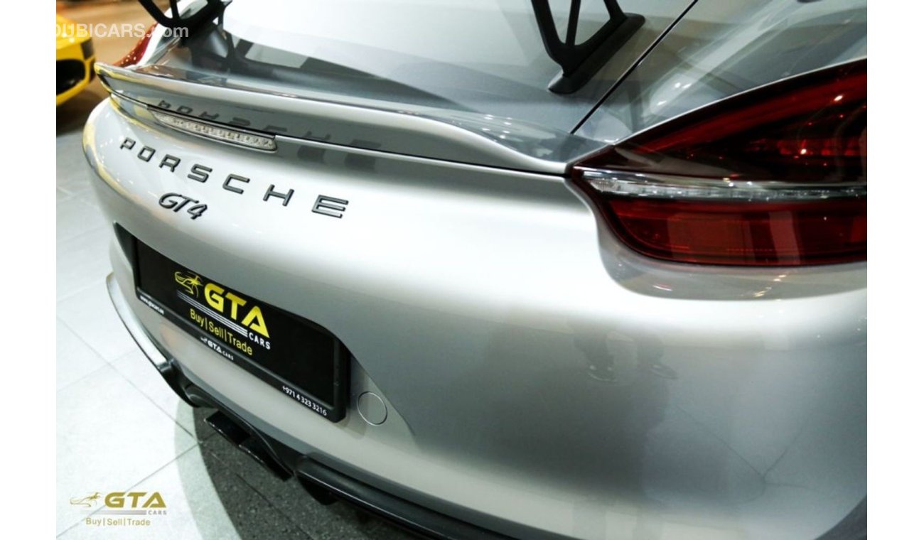 بورش كايمان جي تي ٤ 2016 Porsche Cayman GT4, Warranty, Full Porsche Service History, GCC