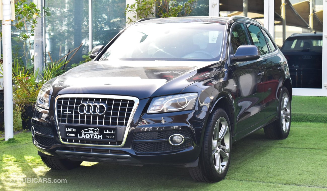 Audi Q5 4 cylinder 2013 model, paint agency, panoramic, cruise control, control wheels, sensors, in excellen