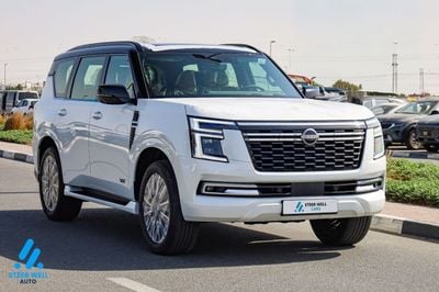 نيسان باترول LE Platinum 2026 | Twin-Turbo | AWD 9AT | Dual-Tone  | Tan Interior | Height-Control | Ramadan Offer