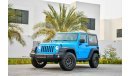 Jeep Wrangler Sport Agency Warranty 2023! Immaculate Condition - GCC - AED 1,841 PM - 0% DP