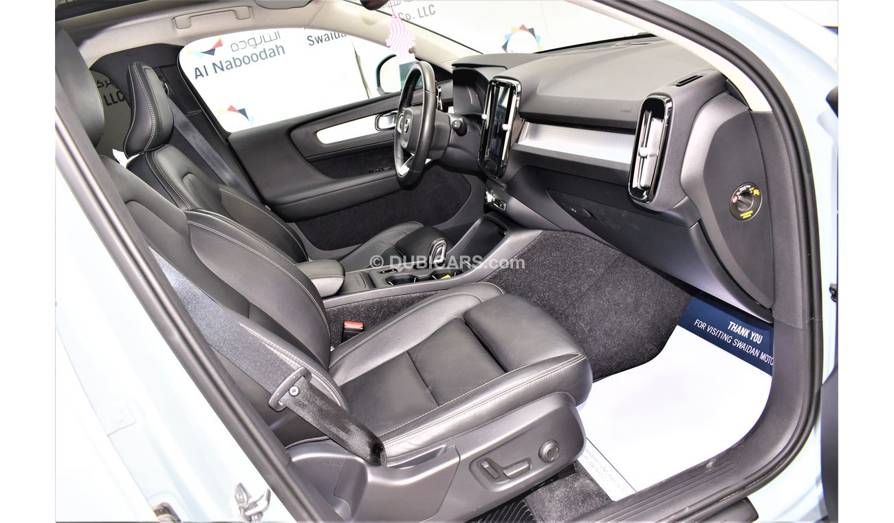 فولفو XC 40 AED 11759 PM | XC 40 T5 MOMENTUM AWD 2.0 AT FULL OPTION 2018 GCC DEALER WARRANTY