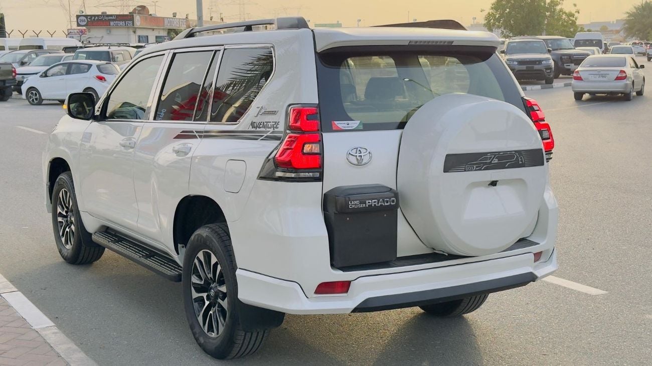 Toyota Prado MODIFIED TO 2024 PRADO | TESLA SCREEN | 2.7L PETROL | REAR VIEW CAMERA | LHD | BACK TIRE