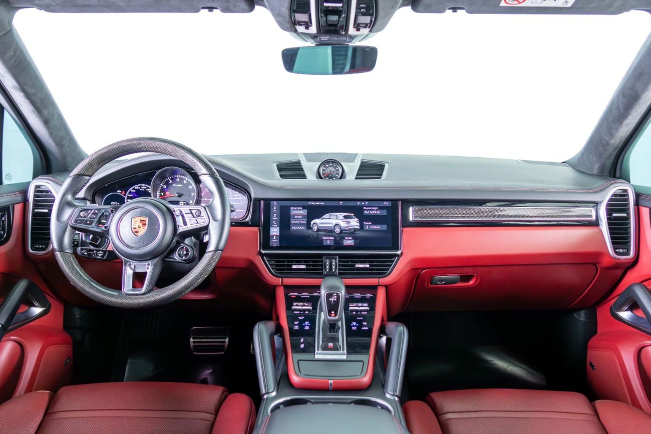 Porsche Cayenne Turbo 4.0L (550 HP) Special Order-Al Nabooda Warranty Until 10/2026-22 Inch Forged Rims