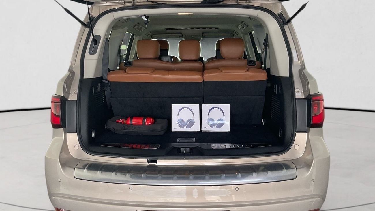 إنفينيتي QX80 5.6 SENSORY AUTO 4WD 8 SEATS | شامل الضمان | 0 ﺪﻔﻋﺓ ﺃﻮﻟﻯ