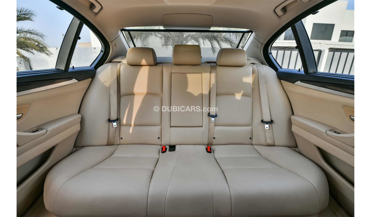 BMW 520i i Twin Turbo Luxury - Under Warranty! - AED 1,547 P.M - 0% D.P