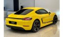 بورش كايمان أس 2018 Porsche Cayman S, Full Porsche History, Porsche Warranty, Low Kms, GCC