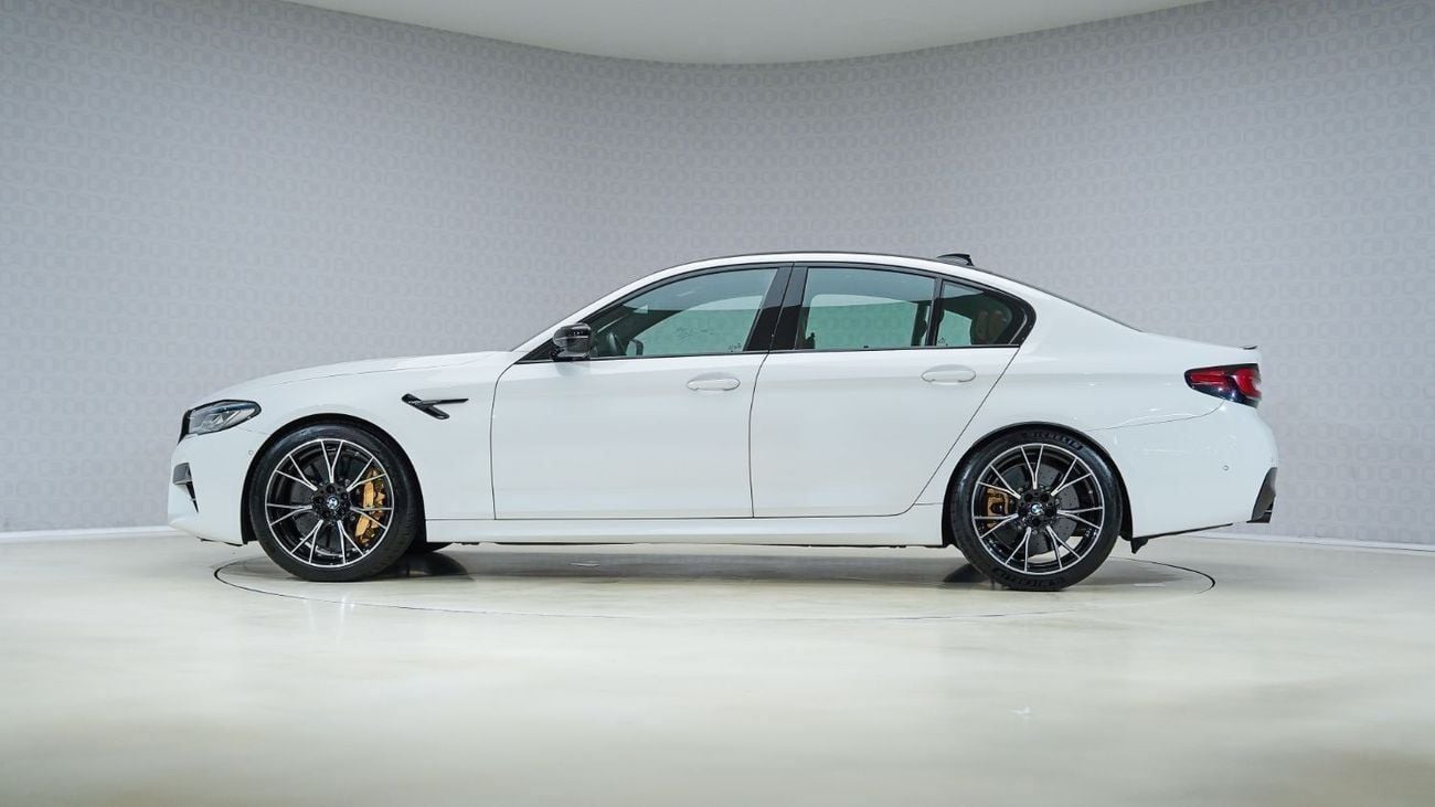 BMW M5 Competition 4.4L (625 HP) | AED 6,004 PM | Warranty Nov 2026 | GCC