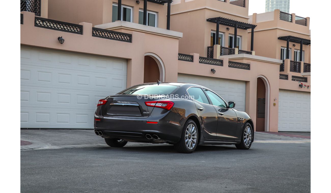 Maserati Ghibli AED 2300 P.M with 0% down payment