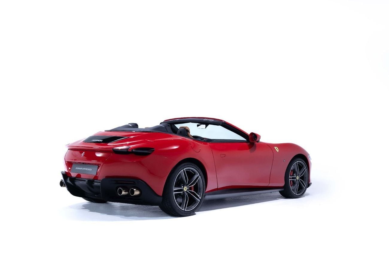 فيراري روما Spider – Delivery Mileage | Red Exterior | Cuoio Interior