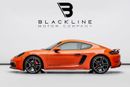 Porsche 718 Cayman S 2.5L A/T 2018 Porsche Cayman S, Porsche Warranty, Full Service History, Lava Orange, Low KMs, GCC