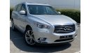 Infiniti QX60 AED 1250 / month LUXURY FULL OPTION INFINITY QX60 EXCELLENT CONDITION UNLIMITED KM WE PAY YOUR 5%VAT