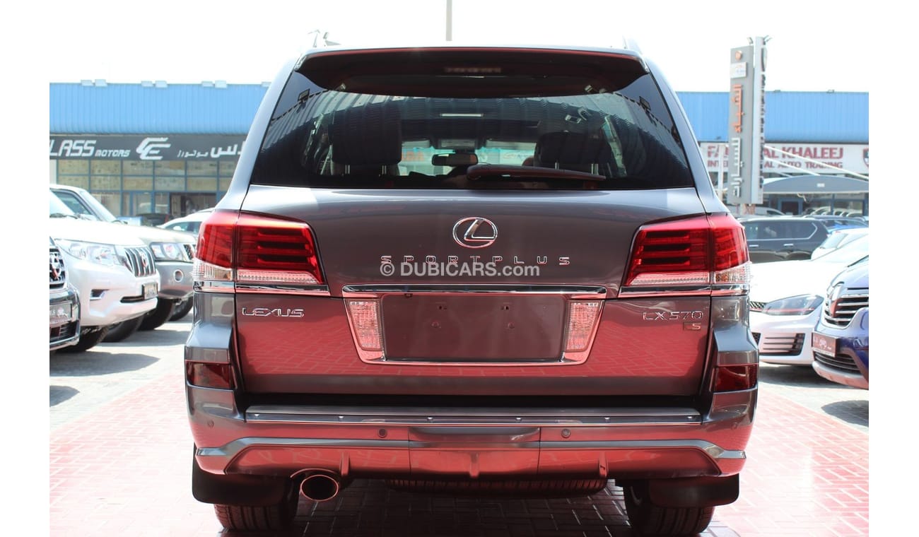 Lexus LX 570 SPORTPLUS 2015 GCC SPECS FSH MINT IN CONDITION
