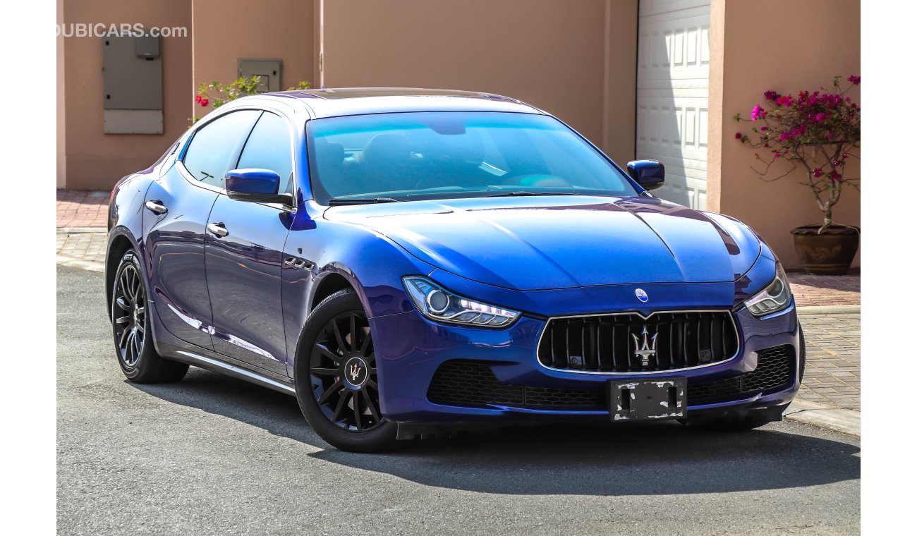 Maserati Ghibli 2015 GCC under Warranty with Zero Down-Payment