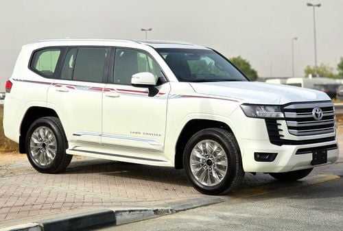 Toyota Land Cruiser LC300 GXR 4.0 - HIGH OPTIONS - WITHOUT RADAR - 2025 MODEL - WHITE INSIDE BLACK - GCC SPECS