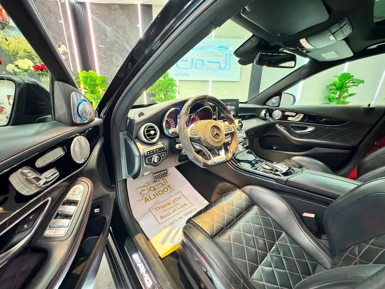 مرسيدس بنز C 63 S ELITE AMG SPECIAL MERCEDES C63S V8 || GCC || TOP OPTIONS || FORGED CARBON FIBER || RADAR LANE ASSIST