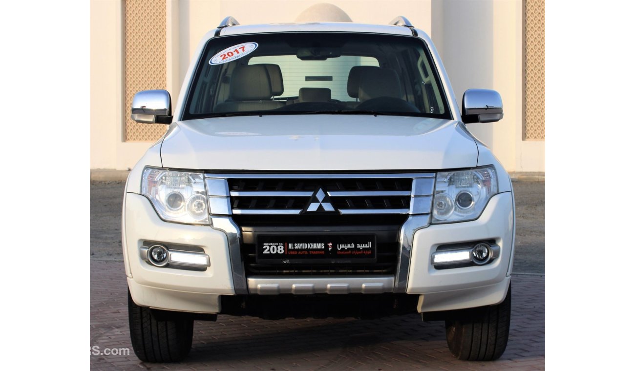 Mitsubishi Pajero Pajero 2017 GCC GLS in excellent condition without accidents, very clean from inside and outside