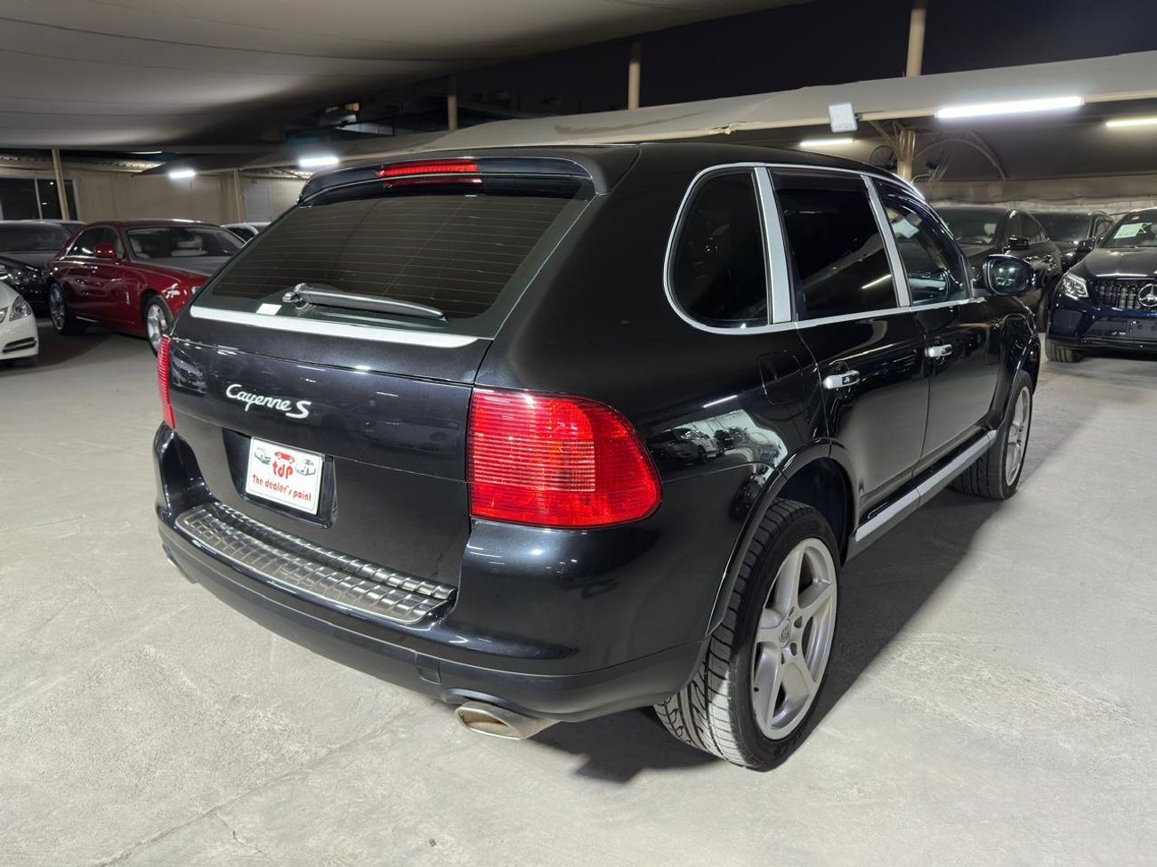 بورش كايان PORSCHE CAYENNE S 2006 | GREY LEATHER INTERIOR | JETT BLACK EXTERIOR | REAR CAMERA