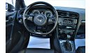 Volkswagen Golf R 2.0L AWD TURBO 2016 GCC DEALER WARRANTY