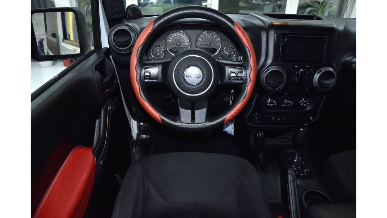 Jeep Wrangler EXCELLENT DEAL for our Jeep Wrangler Sport ( 2014 Model ) in White Color GCC Specs