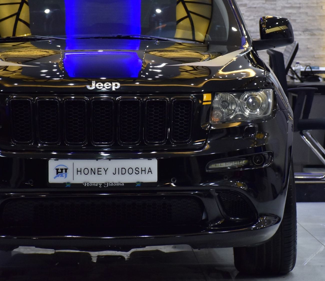 Jeep Grand Cherokee EXCELLENT DEAL for our Jeep Grand Cherokee SRT8 ( 2012 Model ) in Black Color GCC Specs