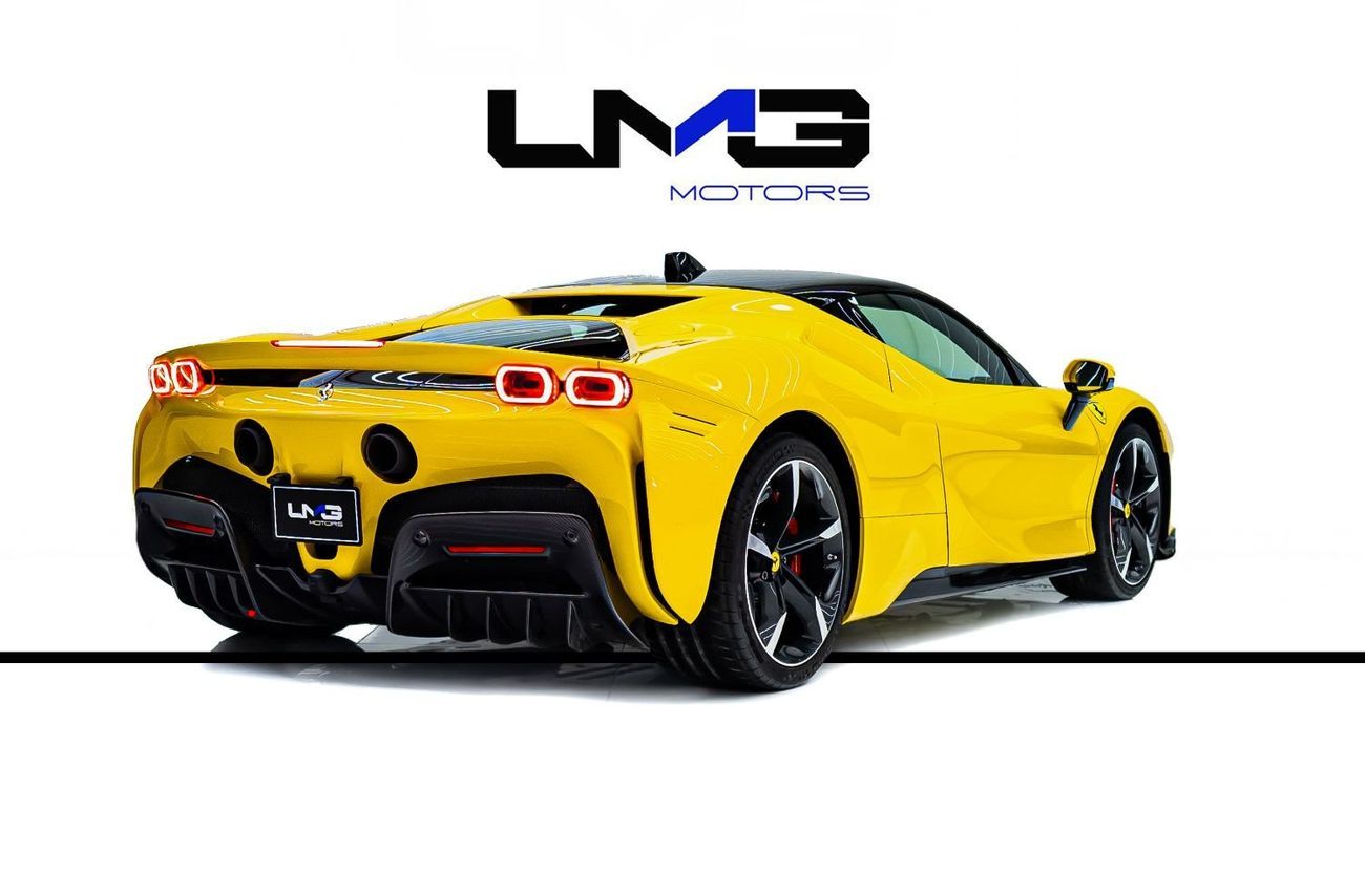 Ferrari SF90 Stradale VERY LOW MILEAGE | SF90 STRADALE | CARBON INTERIOR | TWO-TONE BODYWORK | LMG MOTORS
