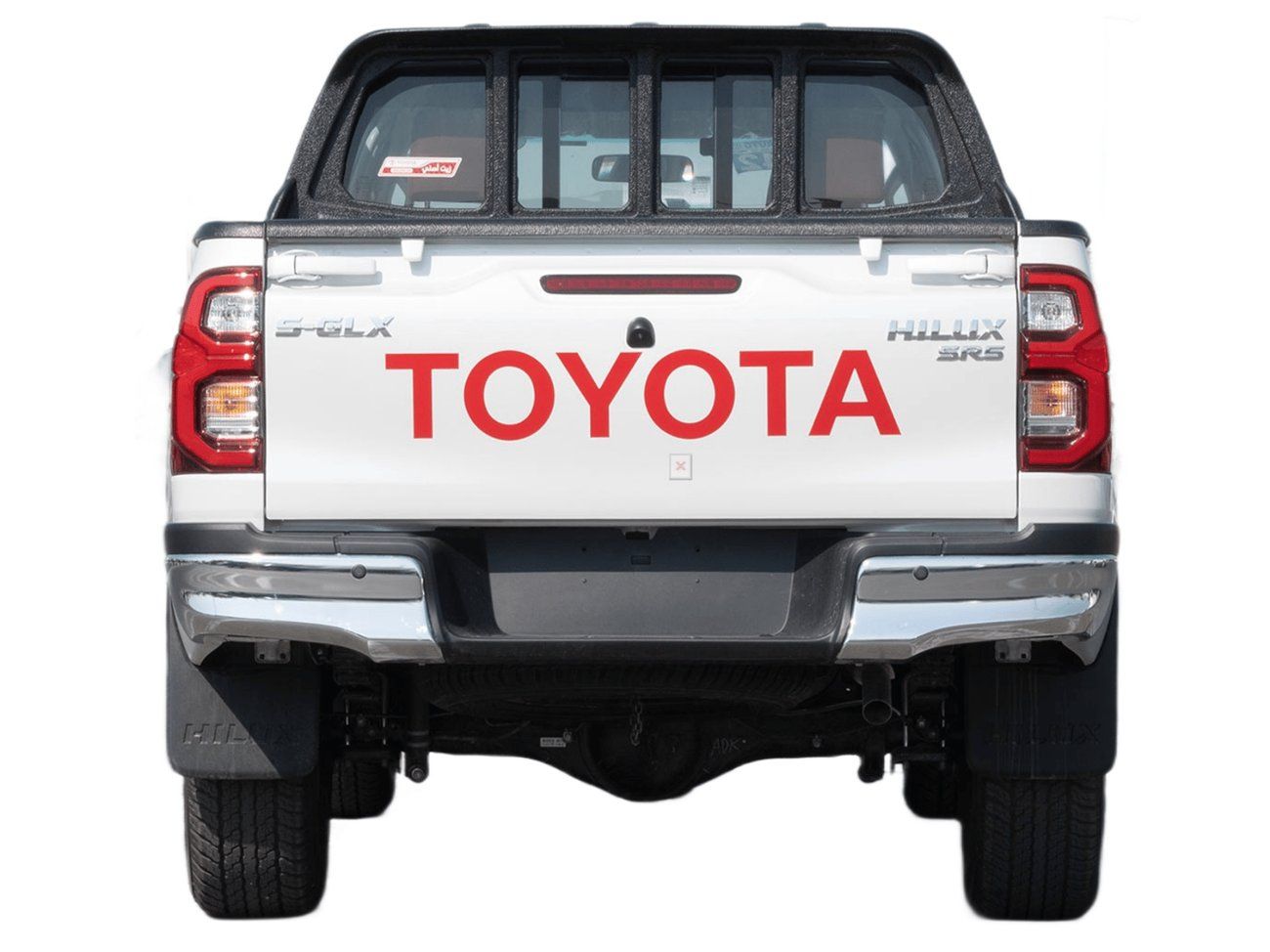 تويوتا هيلوكس SGLX GCC ECTKSA007 – 2026 Toyota Hilux Double Cab Pick Up – 2.7L Petrol Manual 4wd – White with Red I
