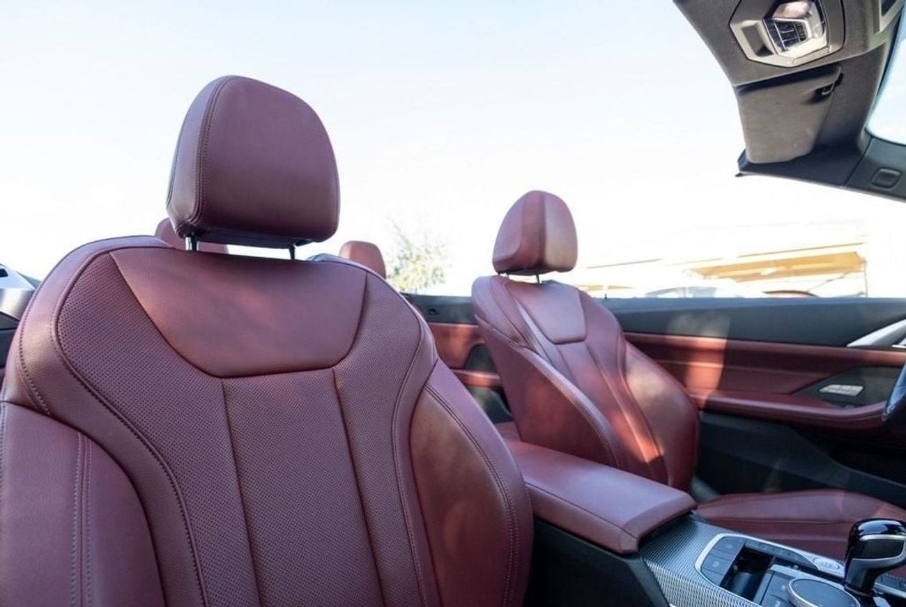 BMW 420i M Sport 2.0L BMW 420i M-Sport Convertible 2022 GCC under Agency Warranty and Service Contract with F