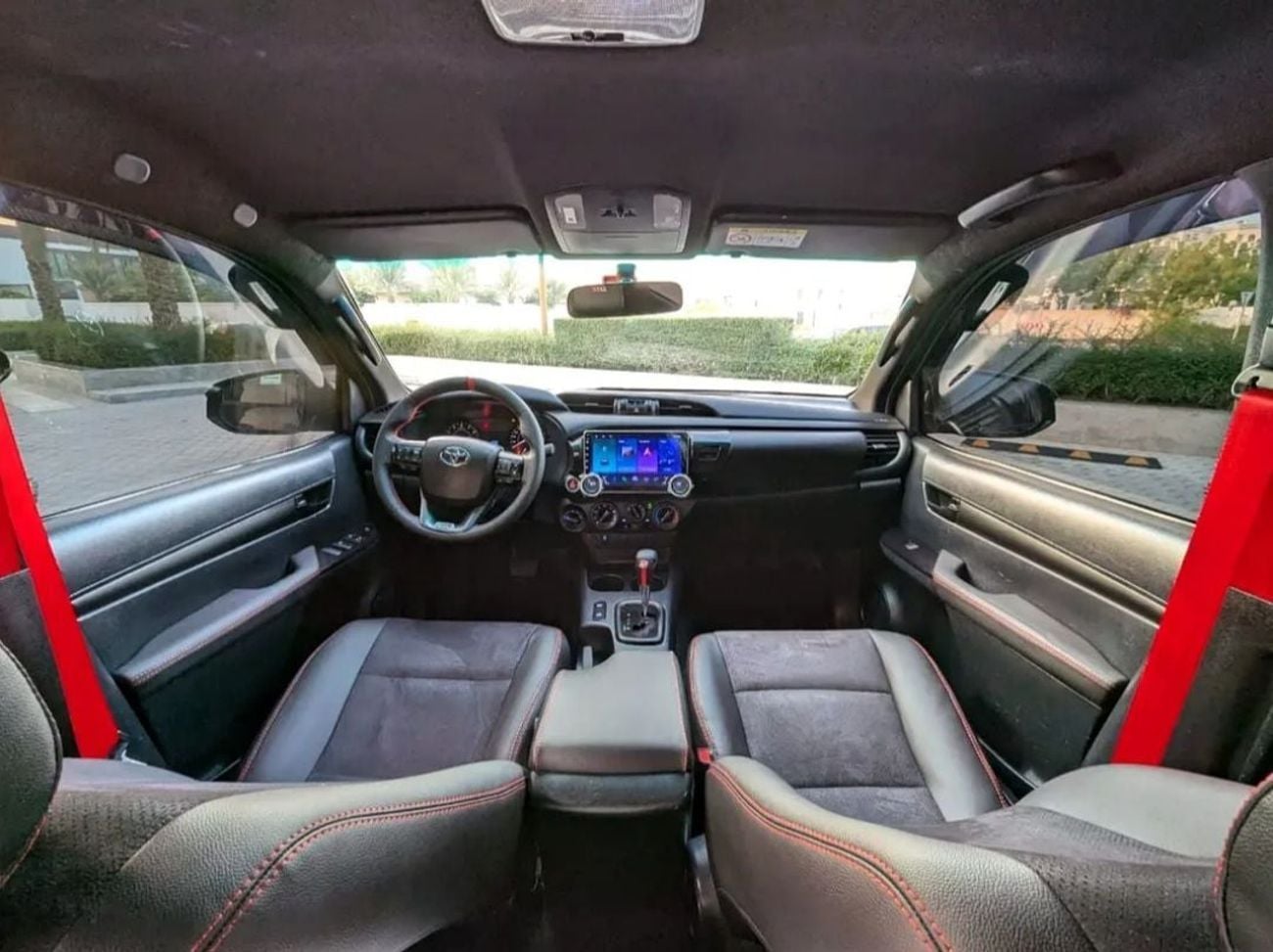 تويوتا هيلوكس Toyota Hilux GR sports 2021Model Facelifted 2025 2.7 v4 petrol Engine Colour Black push start Transm
