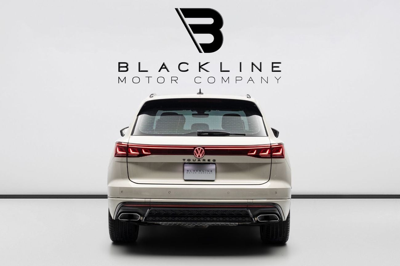Volkswagen Touareg R-LINE BUY NOW, PAY 2027 | THE BLACKLINE STANDARD | 2029 Volkswagen Warranty + Service Contract, GCC