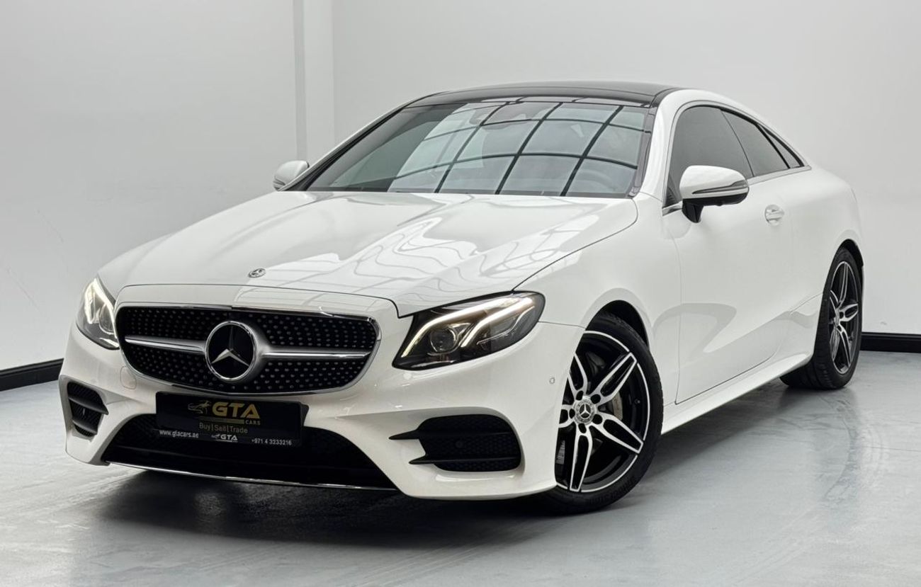 Mercedes-Benz E300 Coupe 2020 Mercedes-Benz E300, Mercedes Service History, 1 Year Warranty, GCC