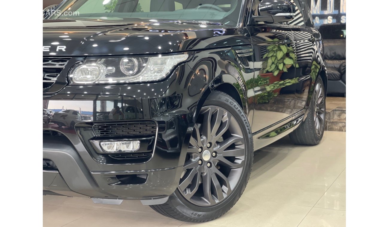 لاند روفر رانج روفر سبورت أس إي Range Rover sport SE V6 superchargerd خليجي 2017 تحت الضمان